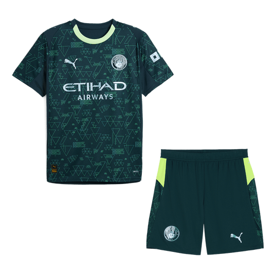 Manchester City Tröja Fourth Awayställ 2025/26 Grön