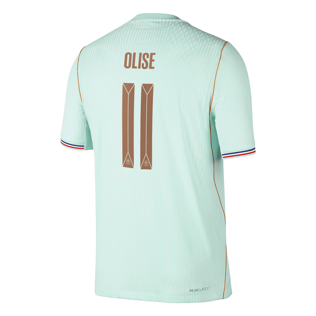 Frankrike Tröja OLISE #11 2026 Borta Autentisk Grön