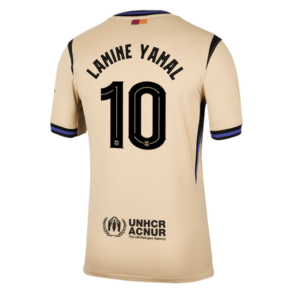 Barcelona Tröja LAMINE YAMAL #10 2025/26 Borta Gul - UCL-13