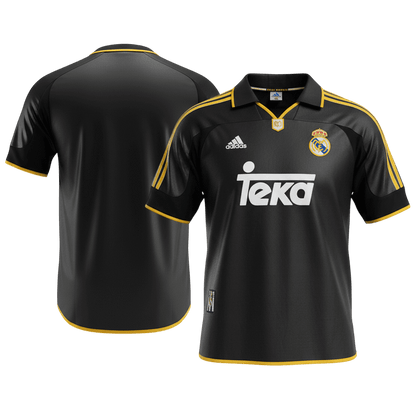 Real Madrid Bortatröja 1999/01 Retro Tröja
 Svart-8