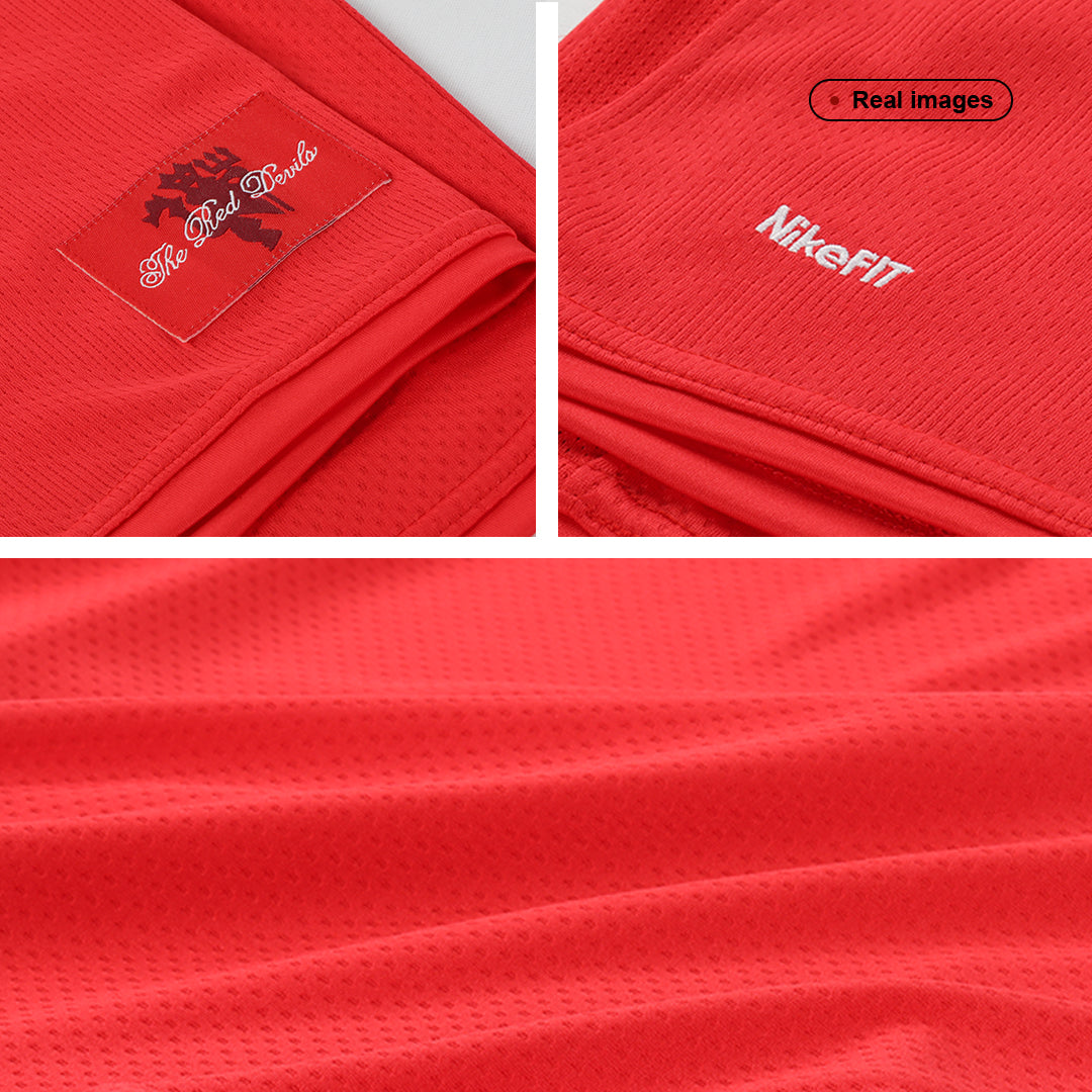SCHOLES #18 Manchester United Hemmatröja 2007/08 Retro Tröja
 Röd