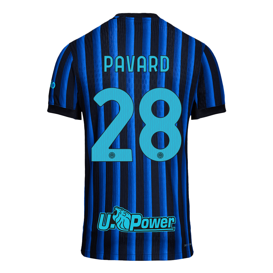 Inter Milan Tröja PAVARD #28 2025/26 Hemma Autentisk Blå och svart