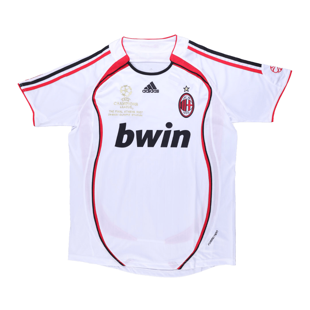 RONALDO #99 AC Milan Bortatröja 2006/07 Retro Tröja
 Vit - UCL-6