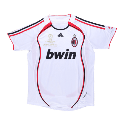 RONALDO #99 AC Milan Bortatröja 2006/07 Retro Tröja
 Vit - UCL-6