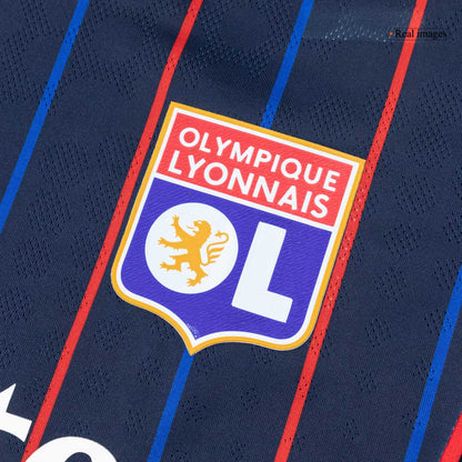 Olympique Lyonnais Tröja 2025/26 Borta Autentisk Mörkblå-7