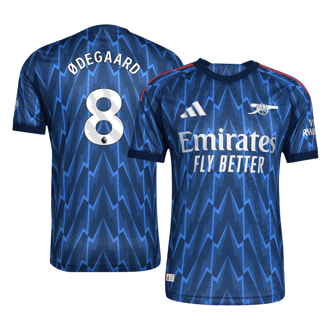 Arsenal Tröja ØDEGAARD #8 2025/26 Borta Blå