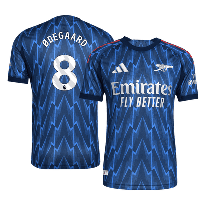 Arsenal Tröja ØDEGAARD #8 2025/26 Borta Blå