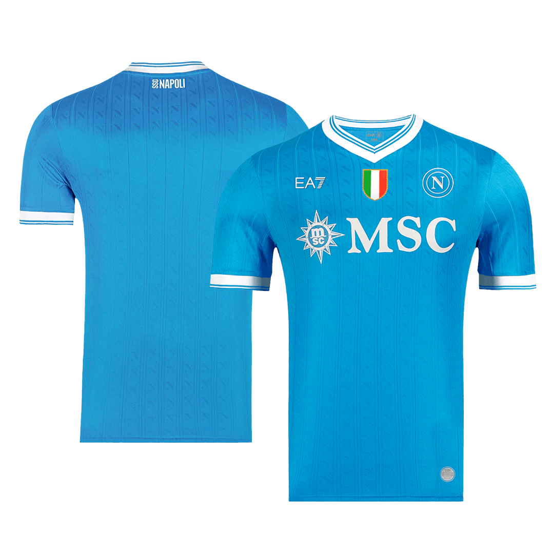 Napoli Tröja 2025/26 Hemma Blå-11