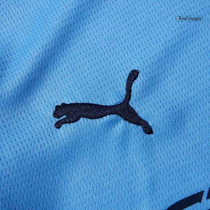 Manchester City Tröja 2025/26 Hemma Blå Barn-9
