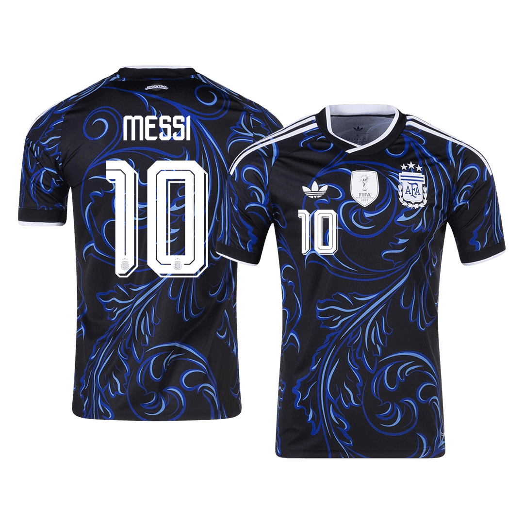 Argentina Tröja MESSI #10 2026 Borta Svart