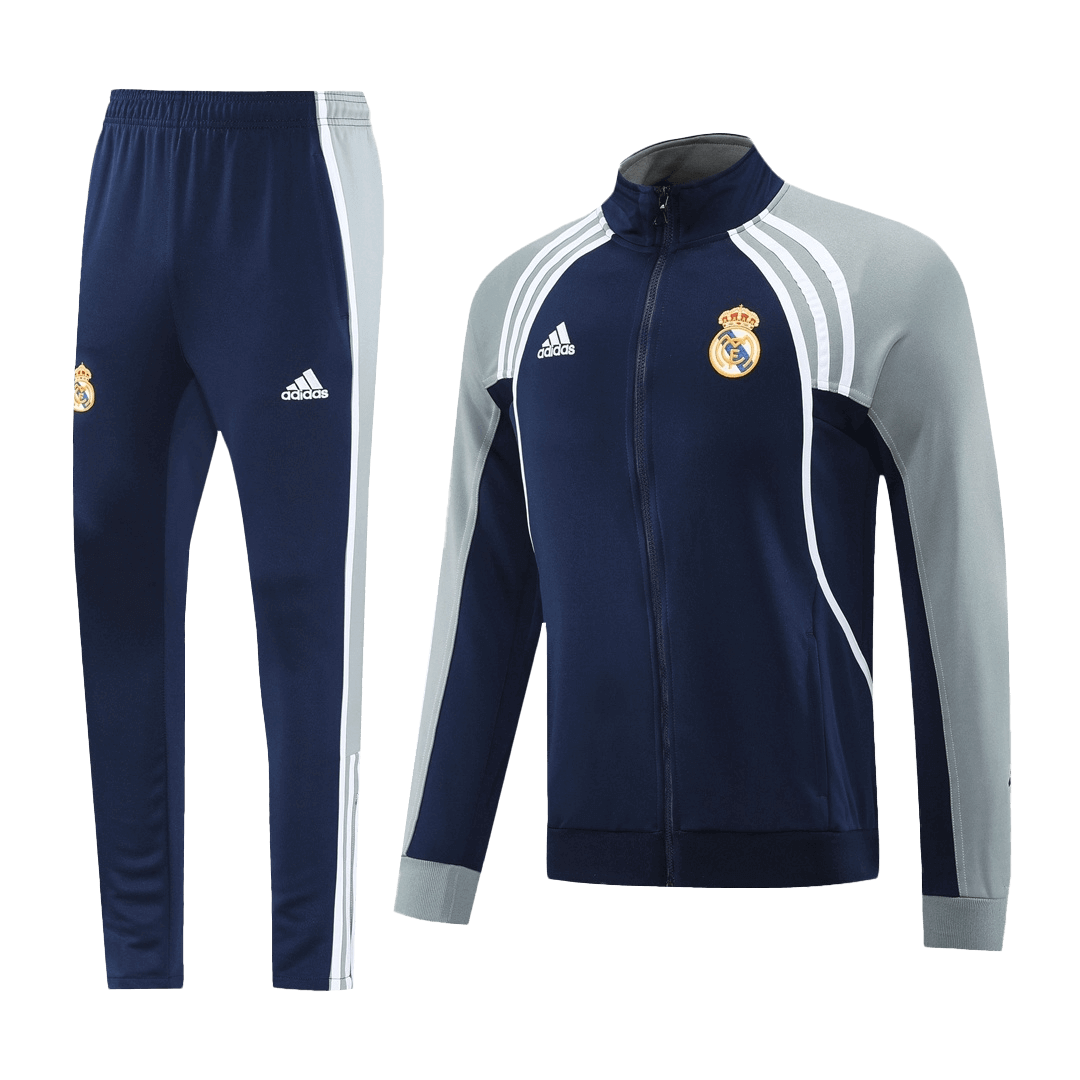 Real Madrid Träningsset (Jacka+Byxor) 2025/26 Mörkblå-18
