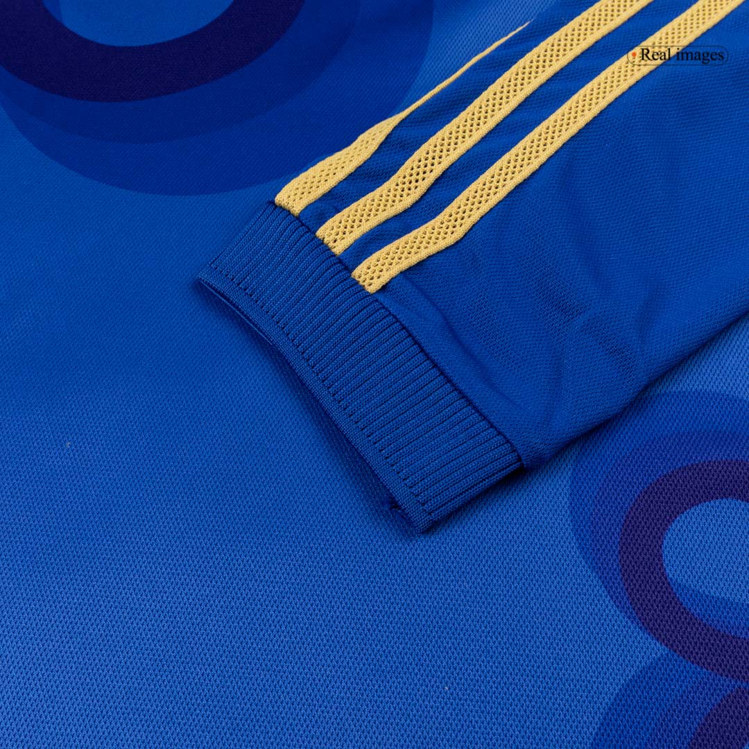 Real Madrid Tröja 2025/26 Långärmad Blå-5