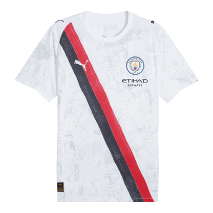 Manchester City Tröja HAALAND #9 2025/26 Vit-12