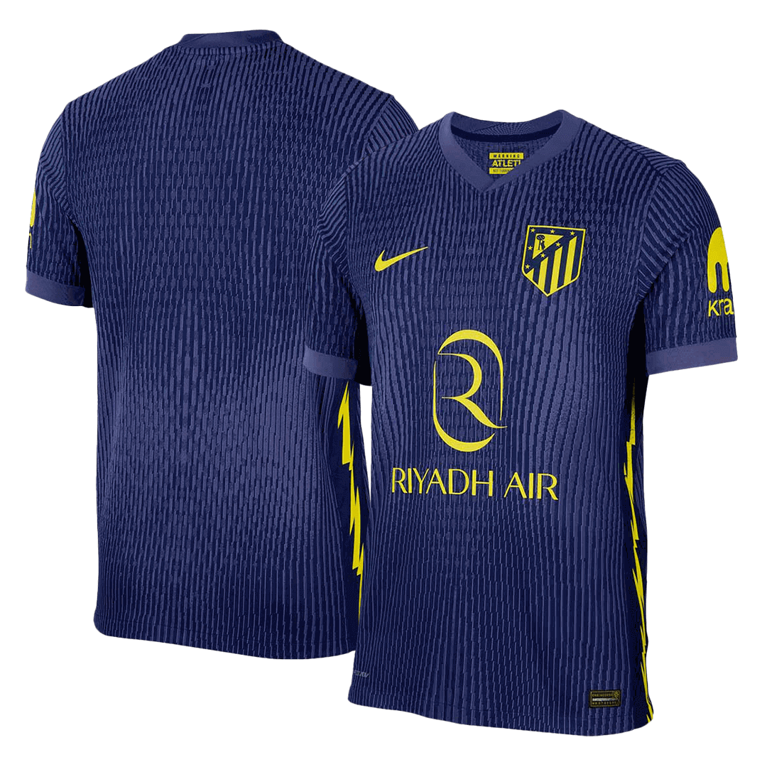Atletico Madrid Tröja 2025/26 Borta Autentisk Mörkblå
