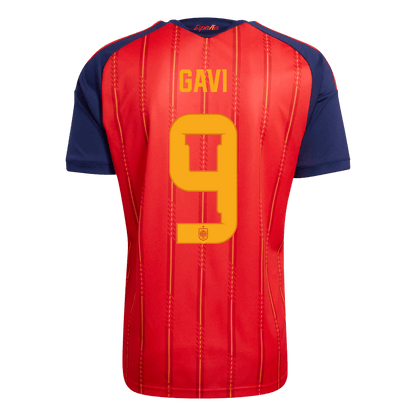 GAVI #9 Spanien Tröja 2026 Hemma Premium Röd-3