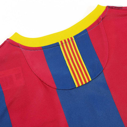 A.INIESTA #8 Barcelona Hemmatröja 2010/11 Retro Tröja
 Röd & Blå-3