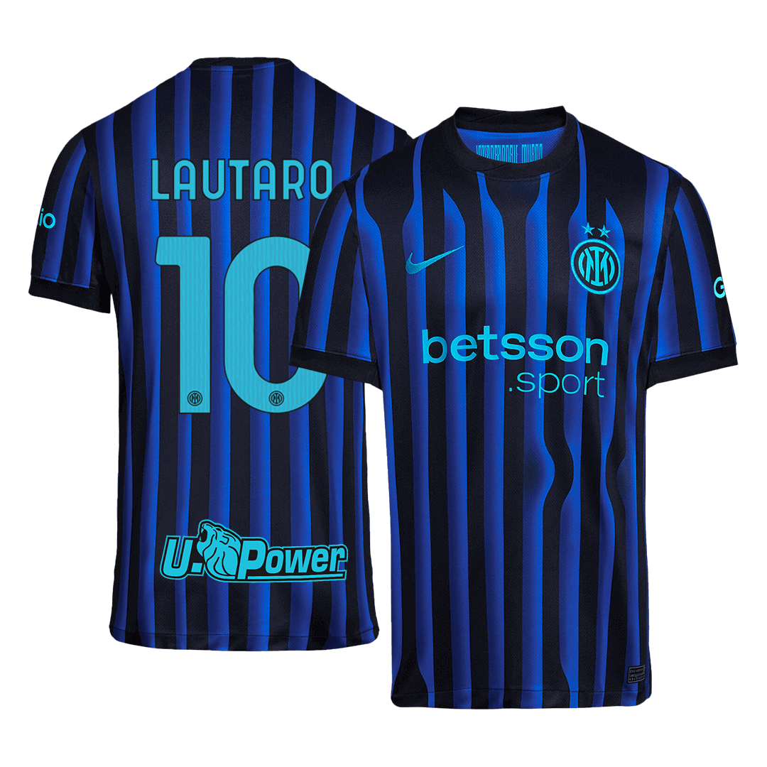 Inter Milan Tröja LAUTARO #10 2025/26 Hemma Blå och svart