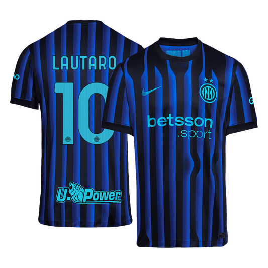 Inter Milan Tröja LAUTARO #10 2025/26 Hemma Blå och svart