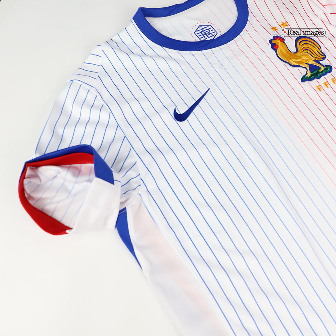 Frankrike Tröja PAVARD #2 Euro 2024 Borta Vit