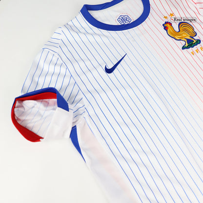 Frankrike Tröja GIROUD #9 Euro 2024 Borta Vit-3