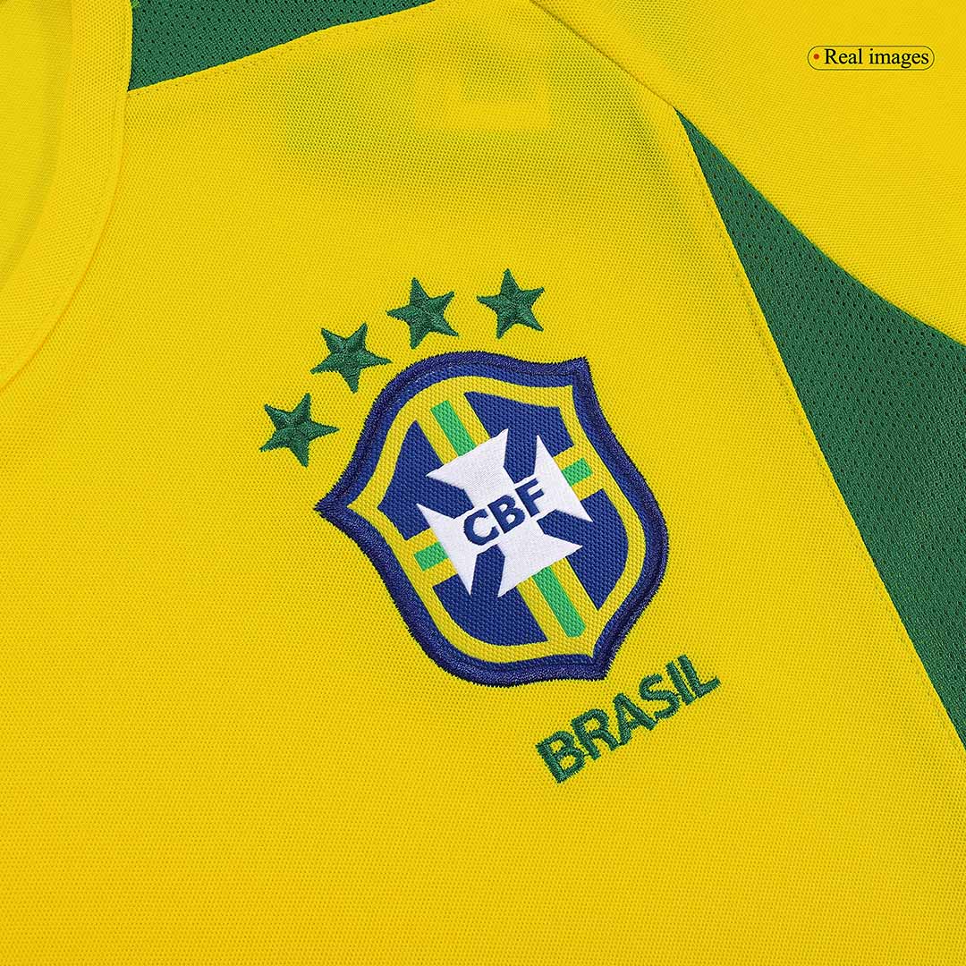 RONALDO #9 Brasilien Hemmatröja 2002/03 Retro Tröja
 Gul-5