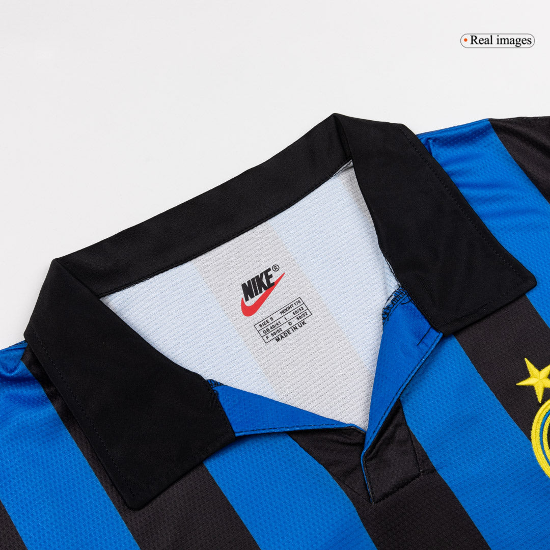 Inter Milan Hemmatröja 1998/99 Retro Tröja
 Blå och svart-8