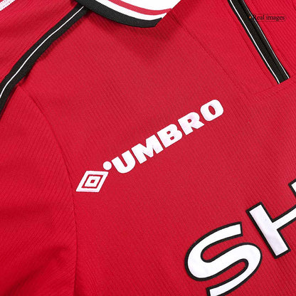 Manchester United Hemmatröja 1998/99 Retro Tröja-6