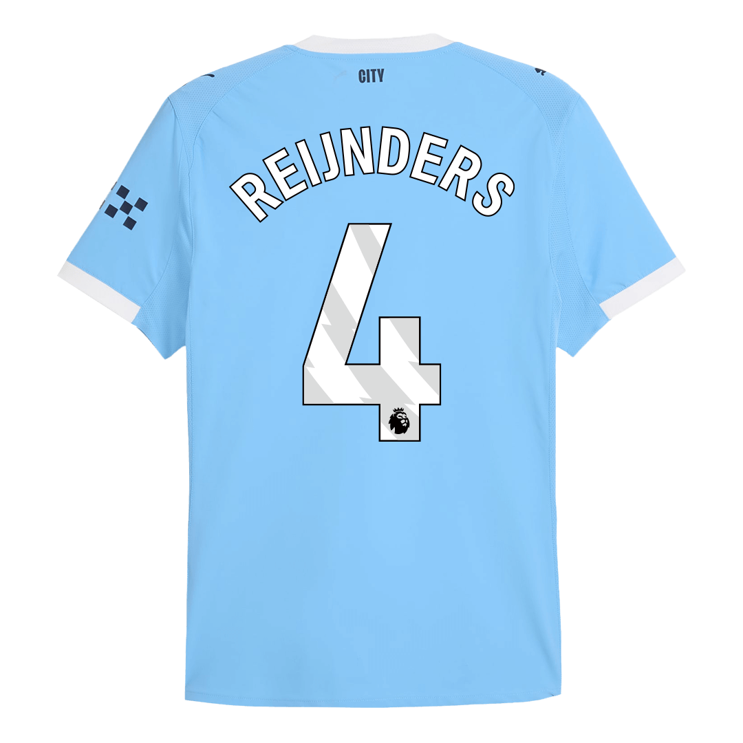 Manchester City Tröja REIJNDERS #4 2025/26 Hemma Blå-13