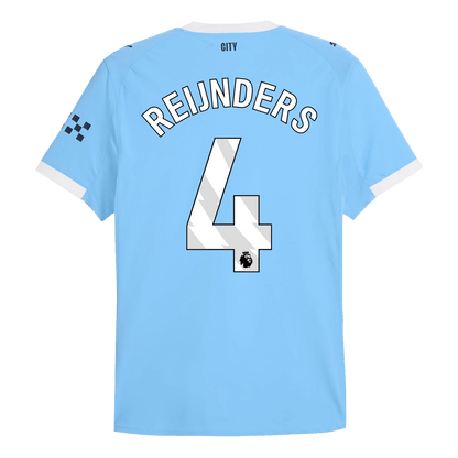 Manchester City Tröja REIJNDERS #4 2025/26 Hemma Blå-13