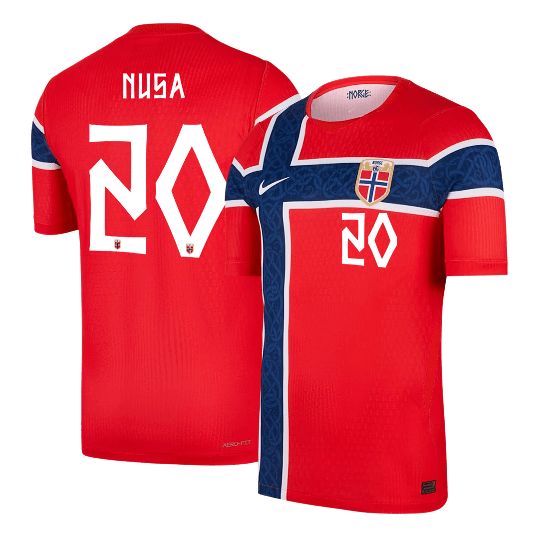 Norge Tröja NUSA #20 2026 Hemma Autentisk Röd