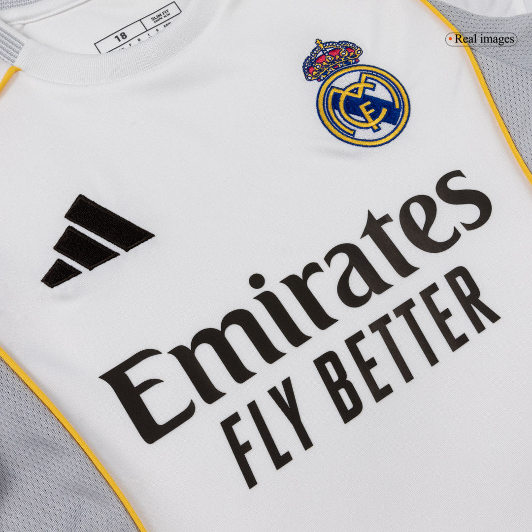 Real Madrid Tröja 2025/26 Hemma Vit Barn Premium