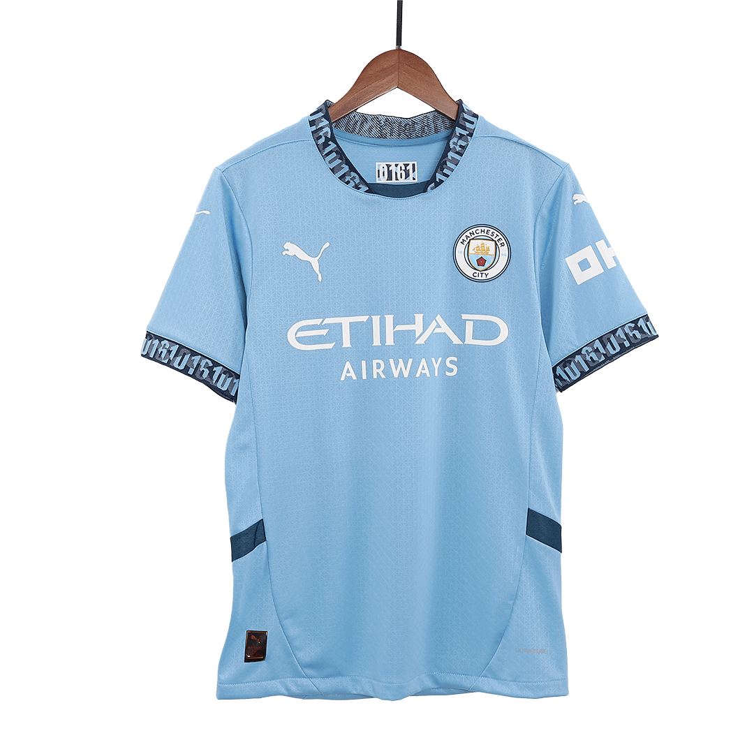Manchester City Tröja 2024/25 Hemma Blå-11
