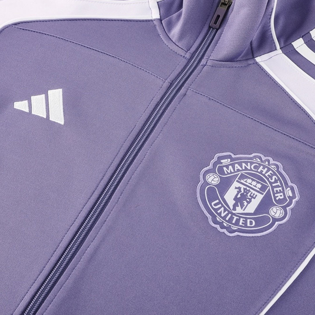 Manchester United Träningsjacka 2025/26 Lila-7