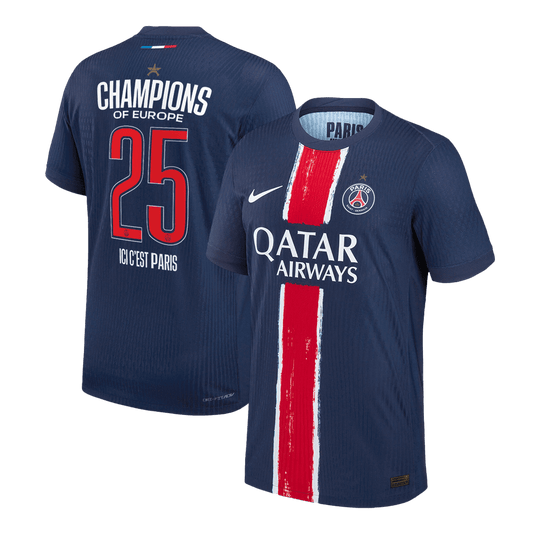 PSG Tröja CHAMPIONS #25 2024/25 Hemma Mörkblå