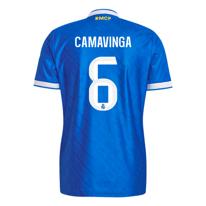 Real Madrid Tröja CAMAVINGA #6 2025/26 Tredje Blå-10