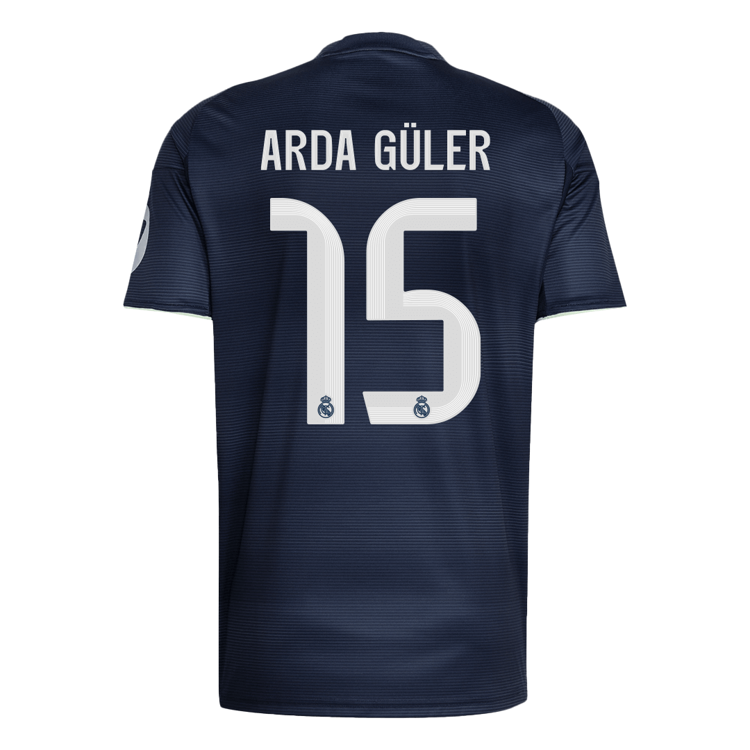 ARDA GÜLER #15 Real Madrid Tröja 2025/26 Borta Premium Mörkblå