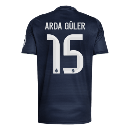 ARDA GÜLER #15 Real Madrid Tröja 2025/26 Borta Premium Mörkblå-12