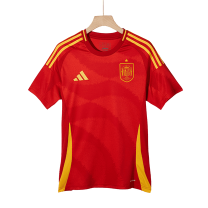 Spanien Tröja Euro 2024 Hemma Röd-10