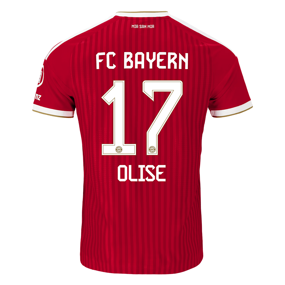 Bayern Munich Tröja OLISE #17 2026/27 Hemma Autentisk Röd