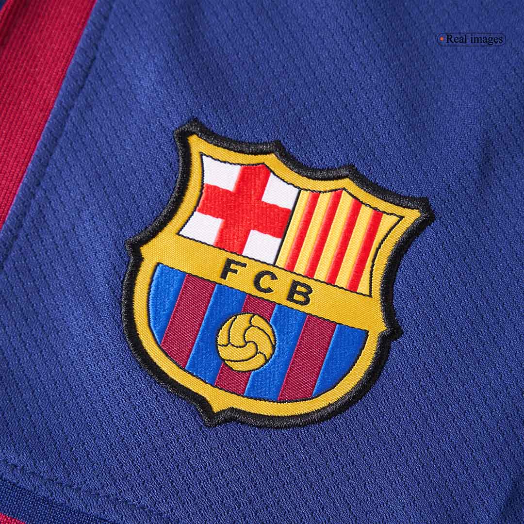 Barcelona Tröja Hemmaställ 2025/26 Röd & Blå-4