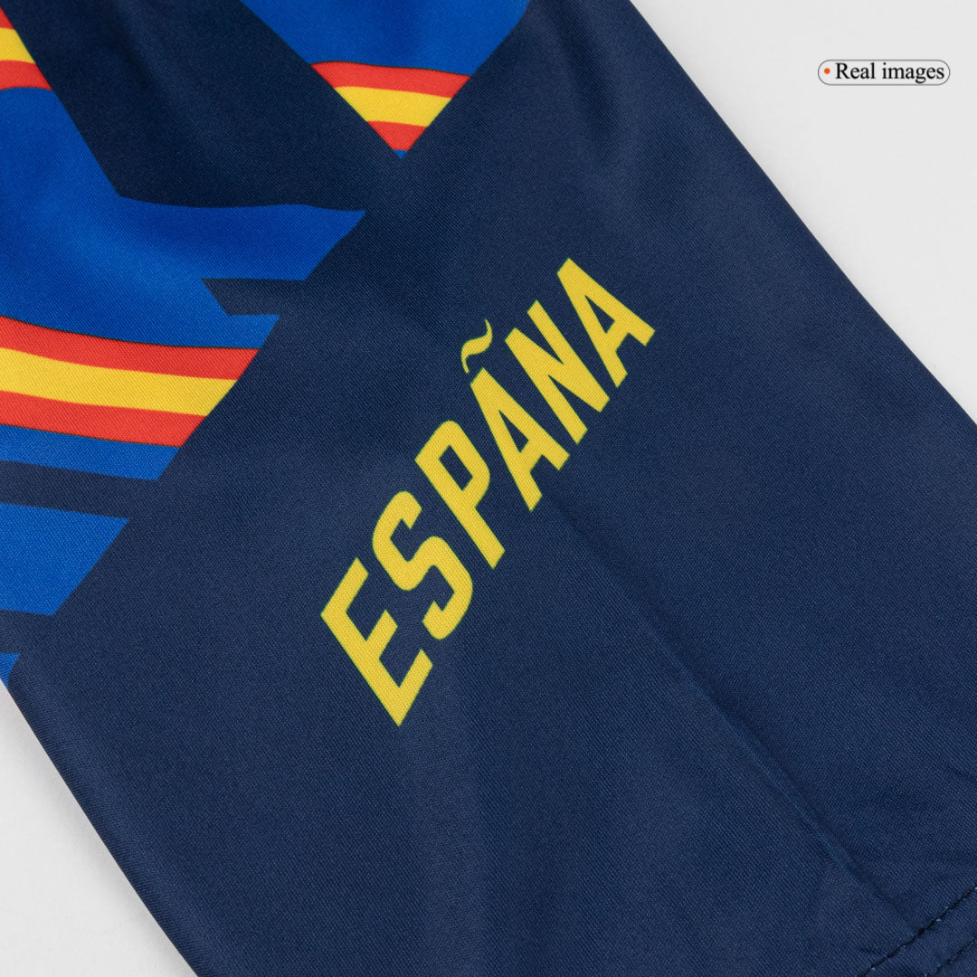 Spanien Tröja 2026 Före match Mörkblå