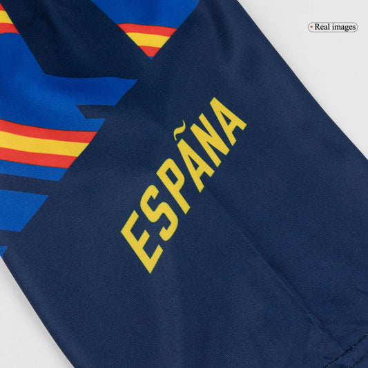 Spanien Tröja 2026 Före match Mörkblå-1