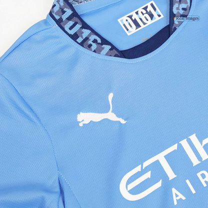 Manchester City Tröja 2024/25 Hemma Blå Barn-11