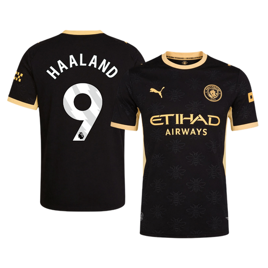 Manchester City Tröja HAALAND #9 2026/27 Borta Autentisk Svart