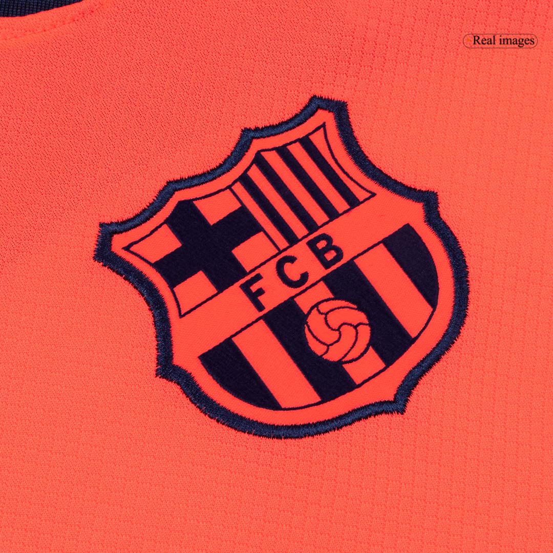 Barcelona Tröja 2025/26 Tredje Långärmad Orange