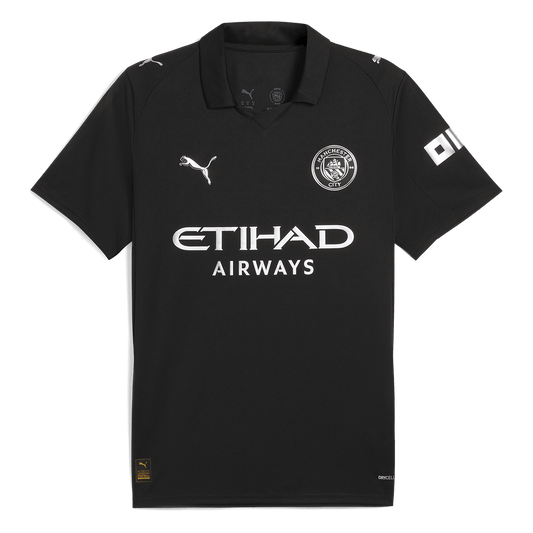 Manchester City Tröja 2025/26 Borta Svart