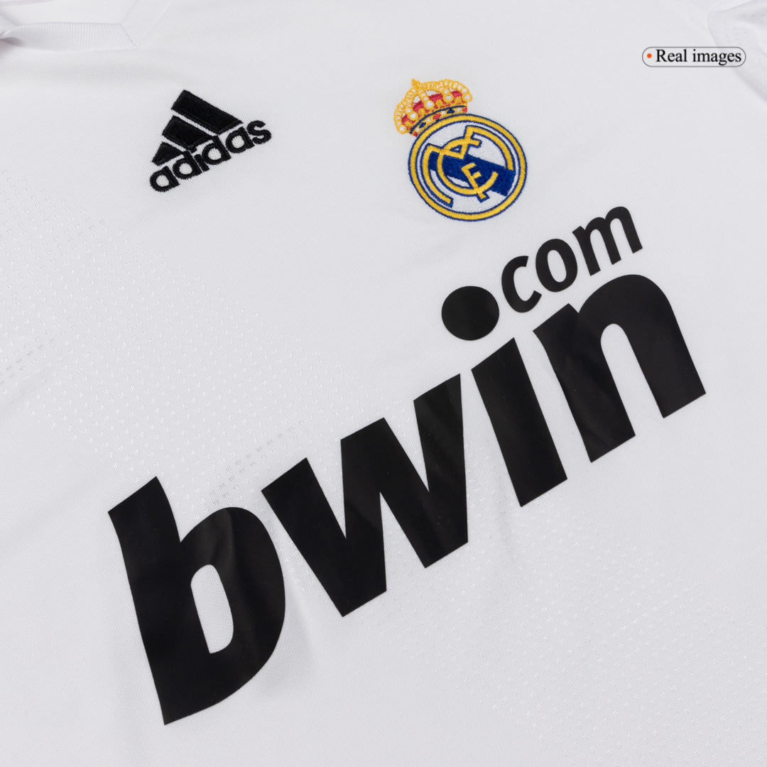 Real Madrid Hemmatröja 2008/09 Retro Tröja
 Vit-4