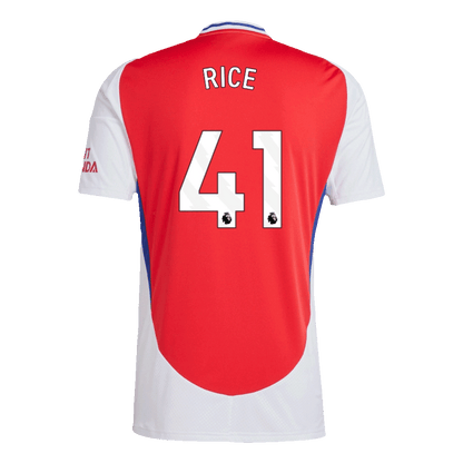 Arsenal Tröja RICE #41 2024/25 Hemma Röd-13