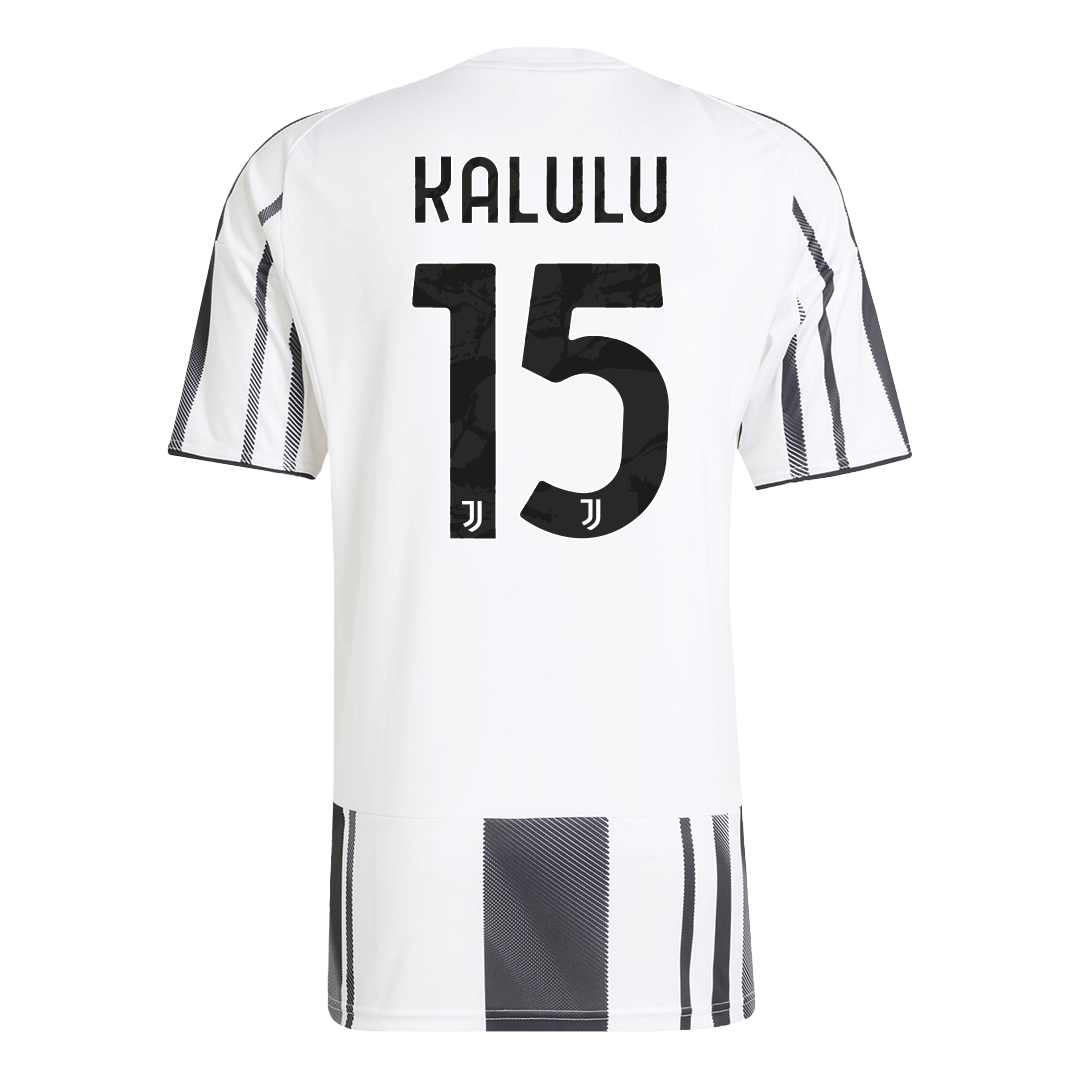 Juventus Tröja KALULU #15 2025/26 Hemma Svart & Vitt-7