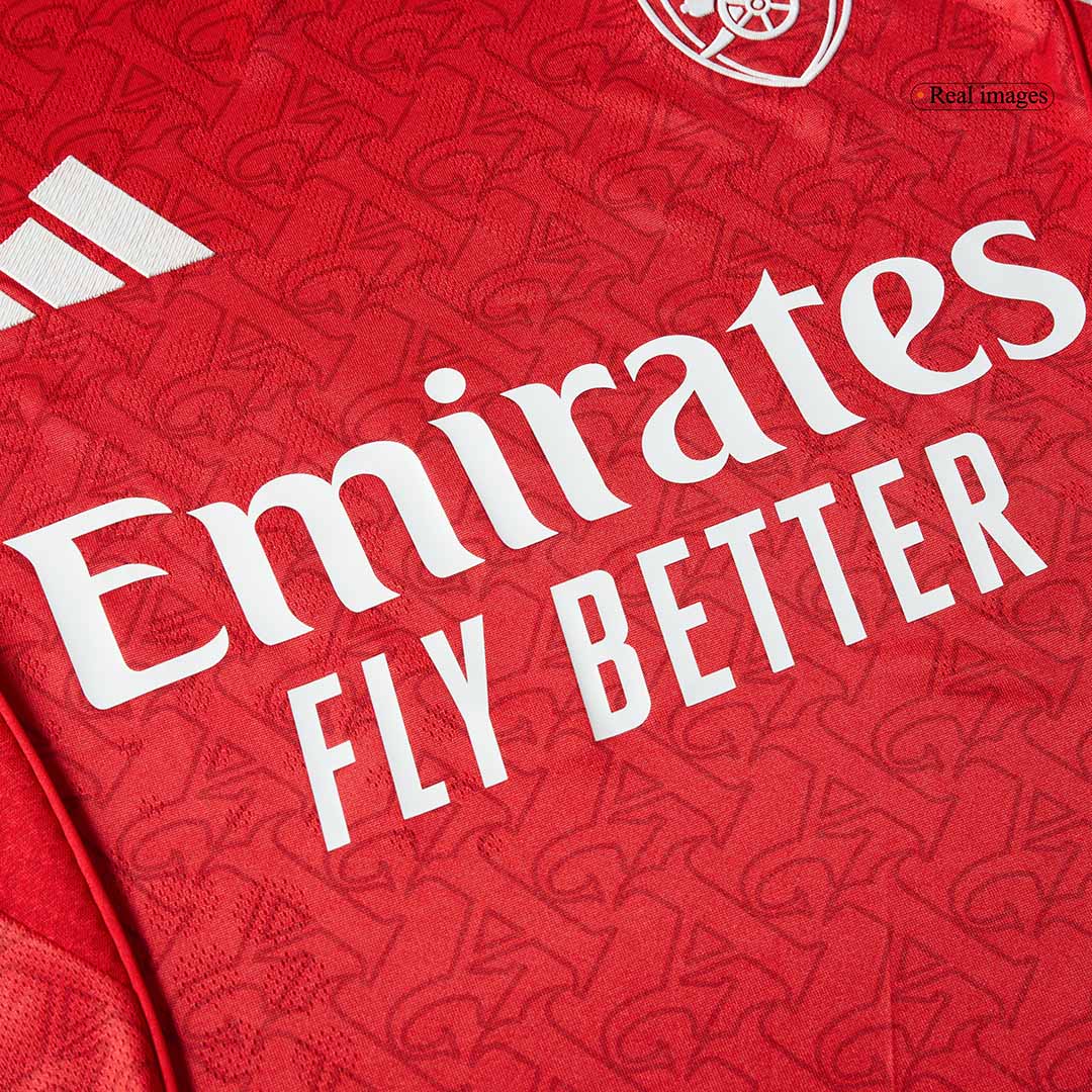 Arsenal Tröja SAKA #7 2025/26 Hemma Röd-6